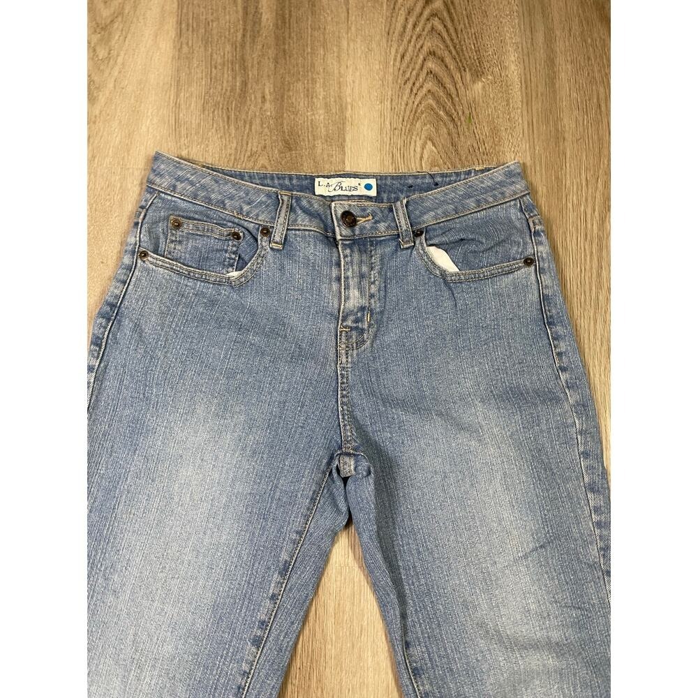 L.A. Blues Melrose Vintage Bootcut Jeans‎ Women's 5M Made in Hong Kong Y2K Denim - Picture 7 of 12